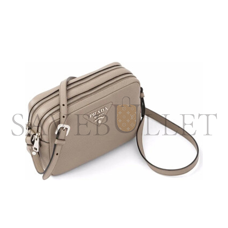 Pra*a flou leather shoulder bag 1bh082 (22*14*8cm)